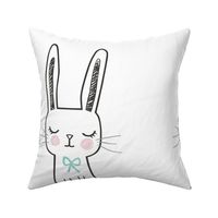 Dreamy Bunny Pillow Plush Plushie Softie Cut & Sew
