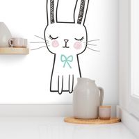 Dreamy Bunny Pillow Plush Plushie Softie Cut & Sew