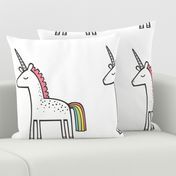 Unicorn Pillow Plush Plushie Softie Cut & Sew