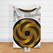 4 Golden Harps Cover-up Poncho