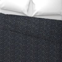 pastel chalk polkadots on blue-black