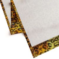 Animal Print Cheetah Spots Watercolor Gold Yellow Gold Dots