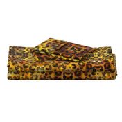 Animal Print Cheetah Spots Watercolor Gold Yellow Gold Dots