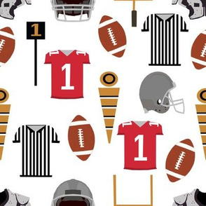 sports football fabric kids football sports red and grey sports