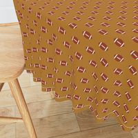 ochre gold fabric football sports fabric sport fabric college football fabric