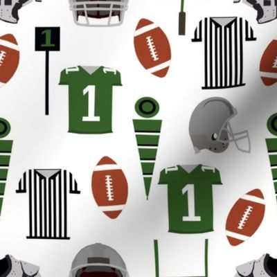 football fabric college football green sports fabric kids boys football sports design