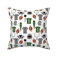 football fabric college football green sports fabric kids boys football sports design