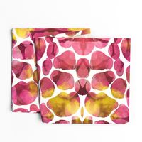 Animal Print Giraffe Spots Watercolor Gold Yellow Gold Dots