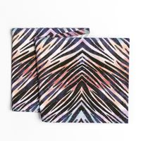 Zebra Stripes  Print Watercolor ★ Animal Print Water Color Watercolor Stripes  ★ Pink Orange, Yellow, Gold, Green