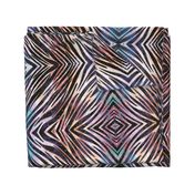 Zebra Stripes  Print Watercolor ★ Animal Print Water Color Watercolor Stripes  ★ Pink Orange, Yellow, Gold, Green