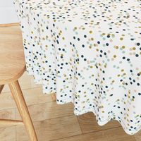Confetti dots - mustard navy mint nude tiny dots || by sunny afternoon 