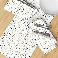 Confetti dots - mustard navy mint nude tiny dots || by sunny afternoon 