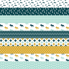 the yellowstone collection || wholecloth quilt top