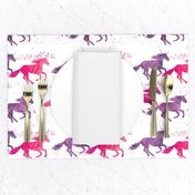 watercolor unicorns || pink & purple multi colored