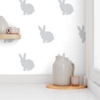 Light grey bunny