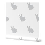 Light grey bunny