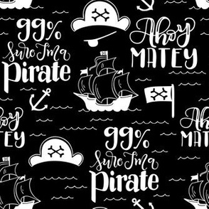 Pirate - Black background
