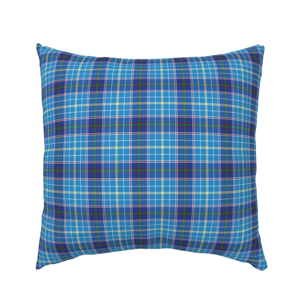 Texas bluebonnet tartan, 4" bright