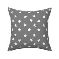 stars grey and white star design football sports kids baby nursery grey stars fabric