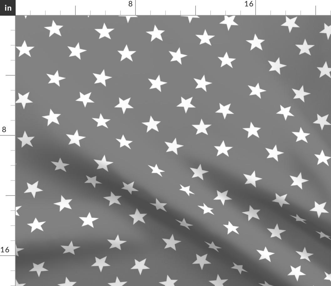 stars grey and white star design football sports kids baby nursery grey stars fabric