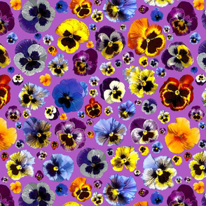 Pansy_pattern_light_purple_background