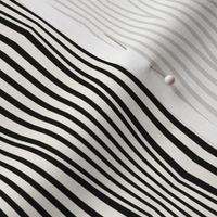 Zebra diamond op art stripes, black + off-white by Su_G_©SuSchaefer