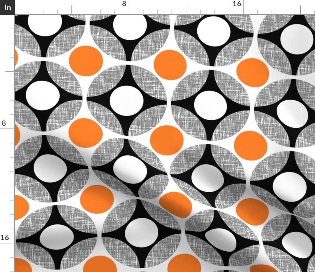 Karen: Mod (Gooey) Fried Eggs in Orange + white by Su_G_©SuSchaefer