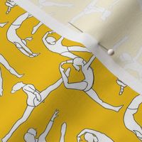 Gymnasts on Yellow