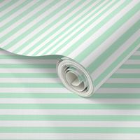 stripes mint green