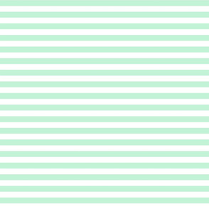 stripes mint green