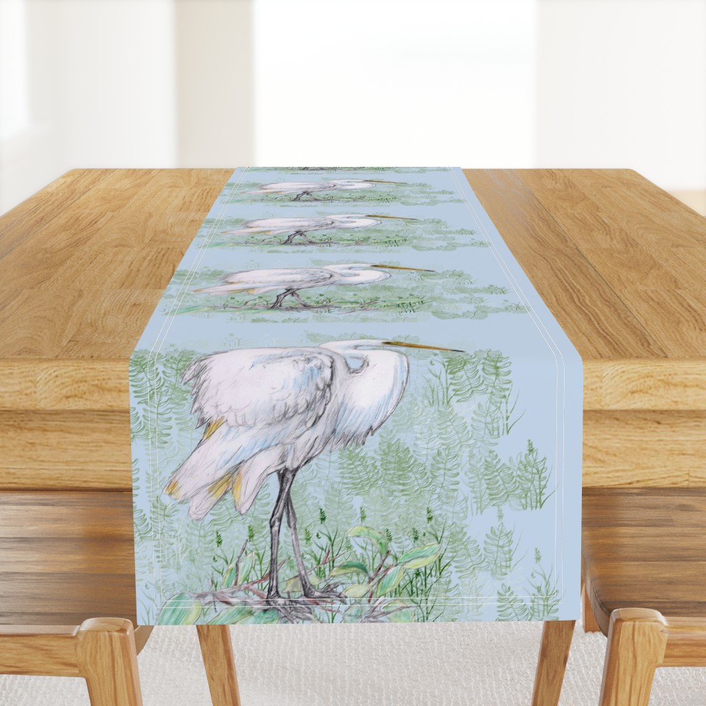 Great White Egret for Pillow