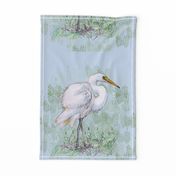 Great White Egret for Pillow