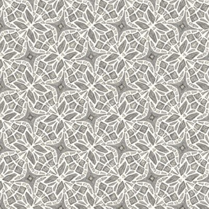 Abstract Butterfly Geometric Gray Small