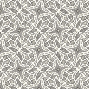 Abstract Butterfly Geometric Gray