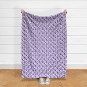 Dreamer Floral  on Pale Purple