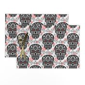 Sugar Skull Damask