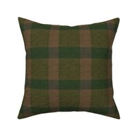 Moss Green Plaid on Texture