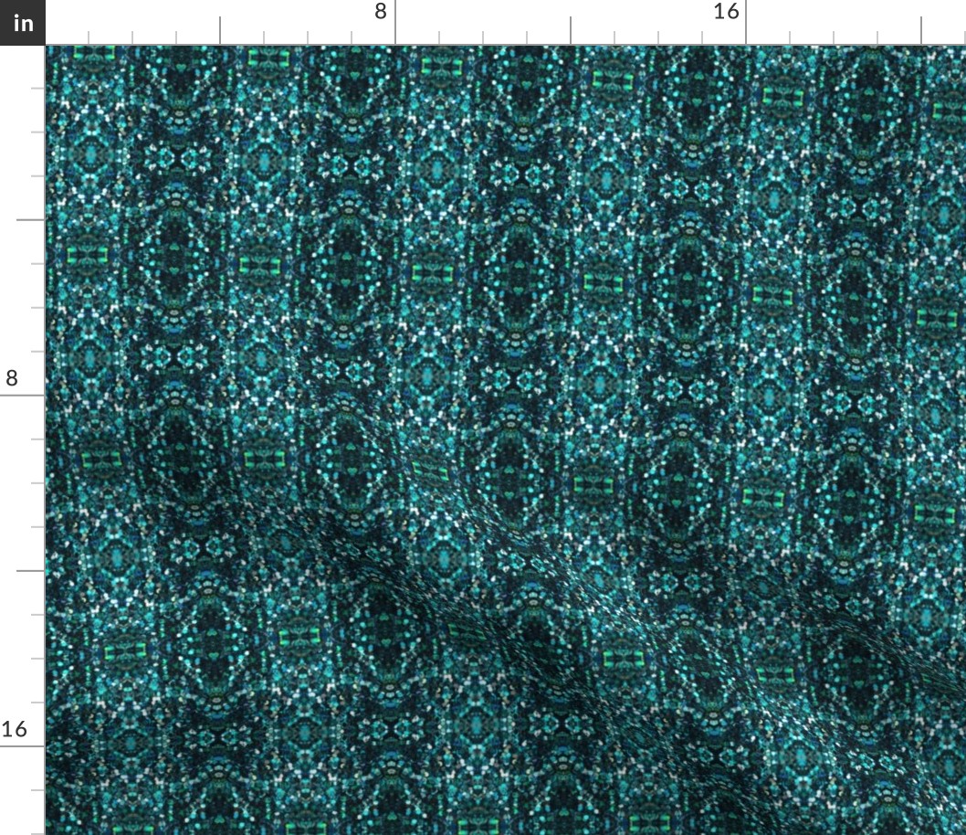 Macro_Green_Glitter_Pattern