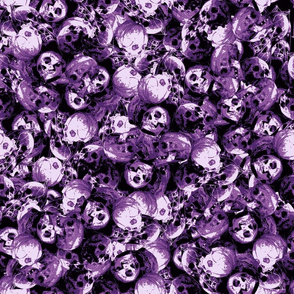 Skulls violet 
