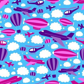 Fantastic Flying Machines (Purple and Pink)