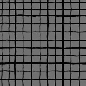 Grid Love - Grey Black