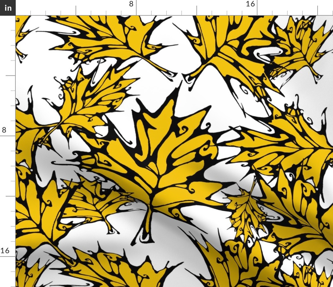 Yellow Maple Leaves (largescale)