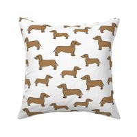 doxie //  cute dog pet dog  dachshund wiener dog weiner dog sweet pet dog adorable sausage dog fabric