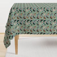 doxie dachshunds florals cute dog fabric best dog designs cute dogs florals vintage flowers