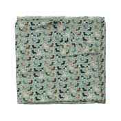 doxie dachshunds florals cute dog fabric best dog designs cute dogs florals vintage flowers