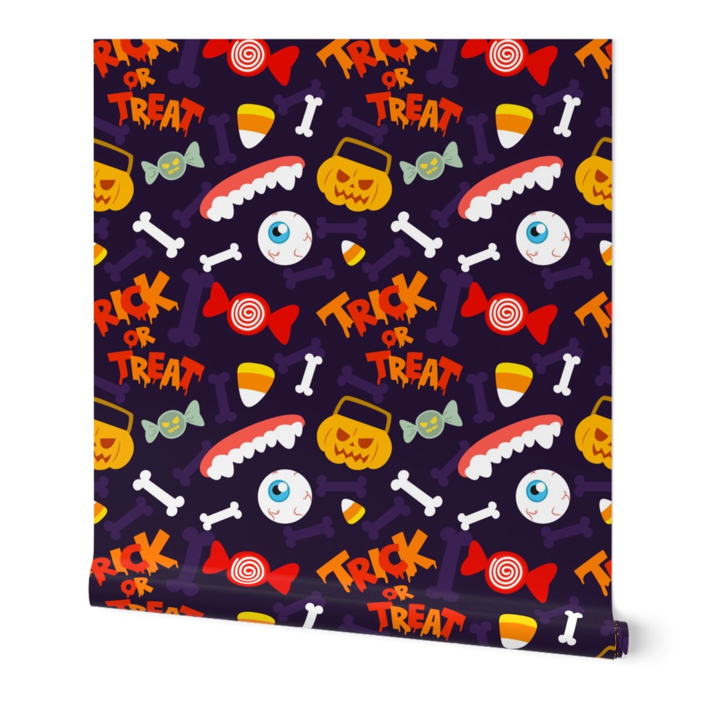 Halloween Trick Or Treat Cute Pumpkin Candy Eyeball Candy Corn