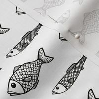 Fish - Black/white