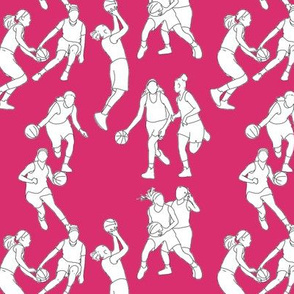 Basketball on Magenta