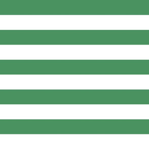 wide stripes forest green
