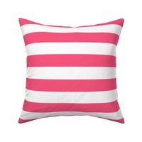 wide stripes bubble gum pink